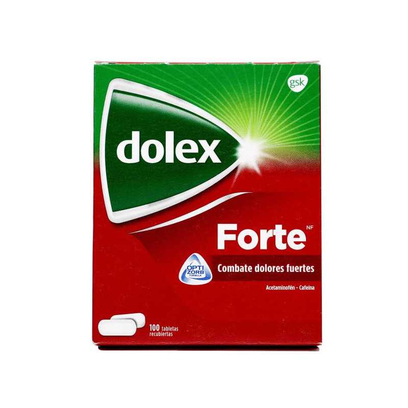 DOLEX FORTE 500 MG 100 TBS ACETAMINOFEN CAFEINA