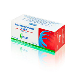 SULFATO FERROSO 200 MG 50 GRAGEAS EC FERROSO SULFATO