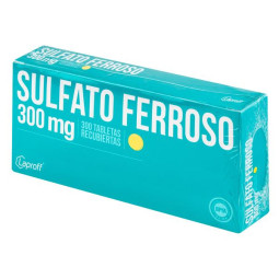 SULFATO FERROSO 300 MG 300 TABLETAS LP FERROSO SULFATO
