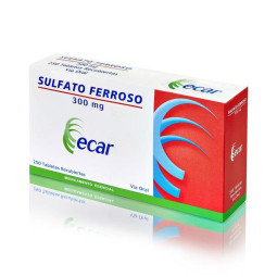 SULFATO FERROSO 300 MG 250 TABLETAS EC FERROSO SULFATO