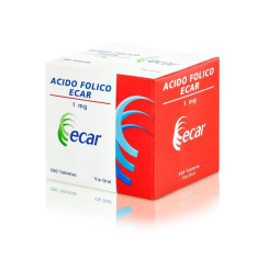 ACIDO FOLICO 1 MG 300 TABLETAS EC ACIDO FOLICO