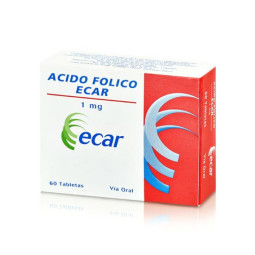 ACIDO FOLICO 1MG 60 TABLETAS EC ACIDO FOLICO