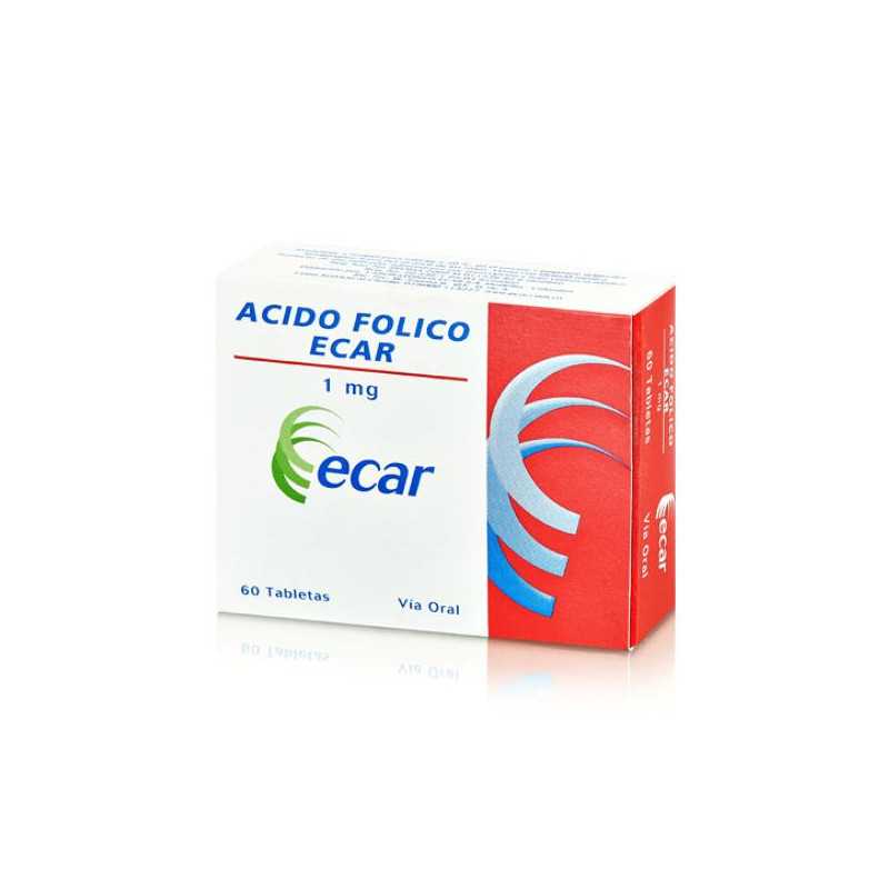 ACIDO FOLICO 1MG 60 TABLETAS EC ACIDO FOLICO ACIDO FOLICO 1MG 60 TABLETAS EC ACIDO FOLICO