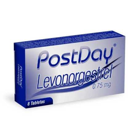 POSTDAY 0.75 MG 8 TABLETAS (DA) LEVONORGESTREL