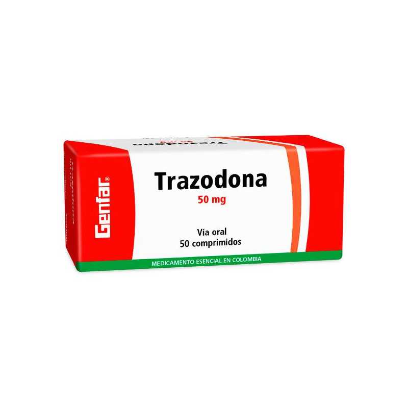 TRAZODONA 50 MG 50 TABLETAS W TRAZODONA