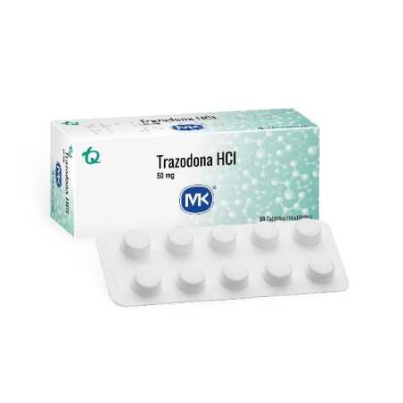 TRAZODONA 50 MG 50 TABLETAS MK TRAZODONA