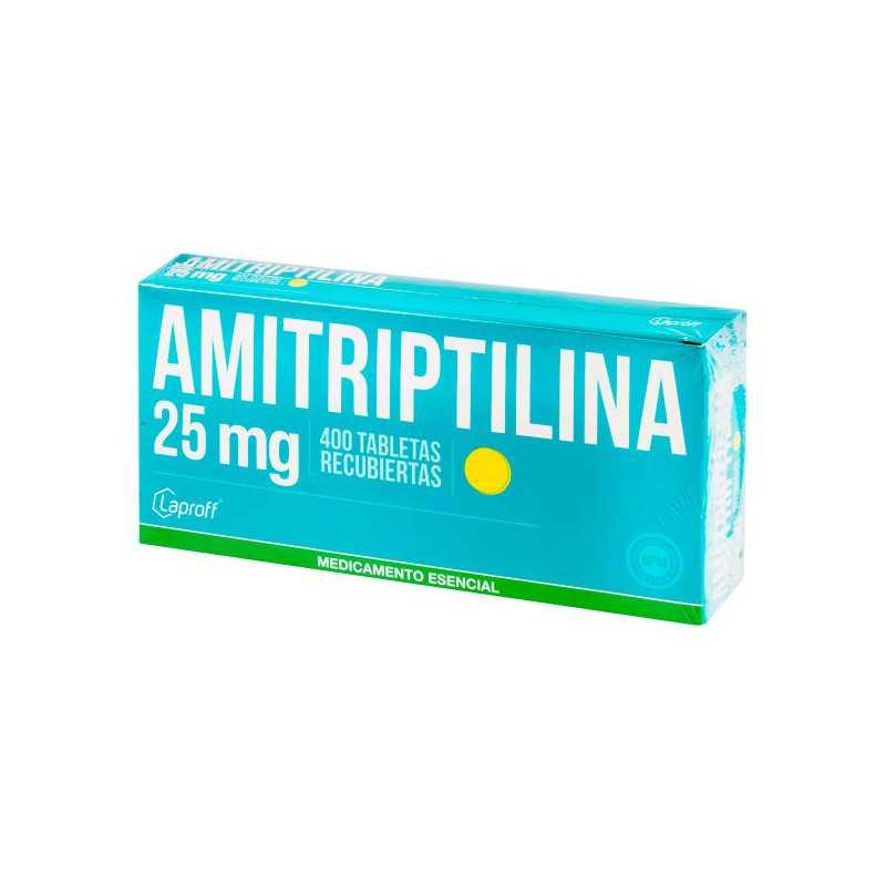 AMITRIPTILINA 25 MG 400 TABLETAS LP AMITRIPTILINA AMITRIPTILINA 25 MG 400 TABLETAS LP AMITRIPTILINA