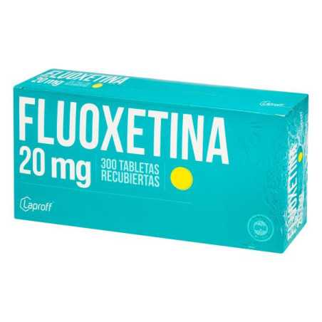 FLUOXETINA 20 MG 300 TABLETAS LP FLUOXETINA 