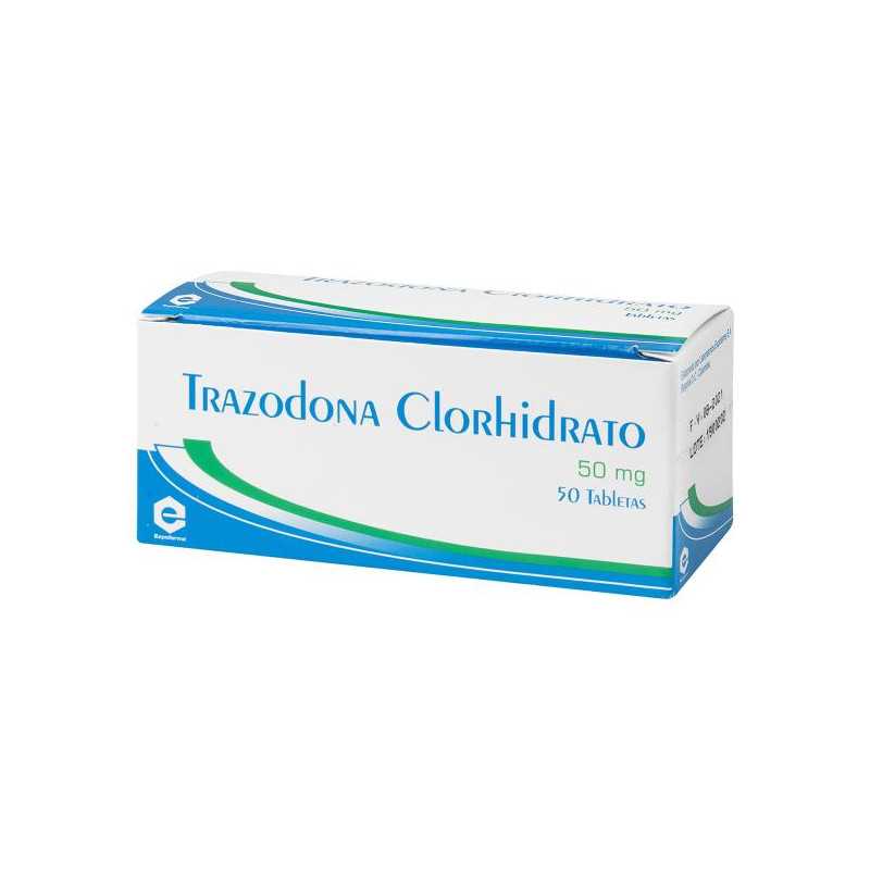 TRAZODONA 50 MG 50 TABLETAS EX TRAZODONA