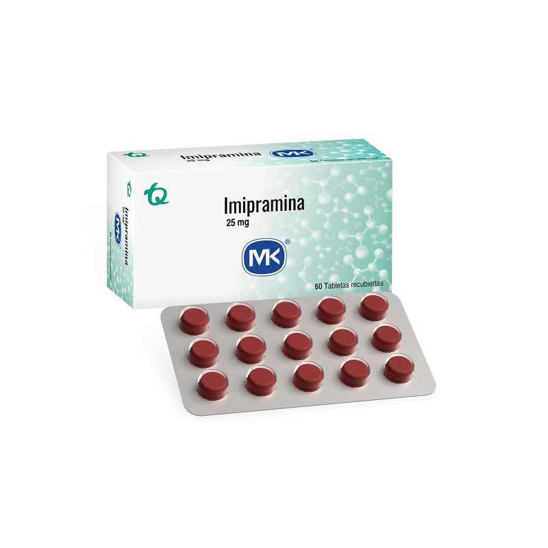 IMIPRAMINA 25 MG 60 TABLETAS MK (PAE) IMIPRAMINA