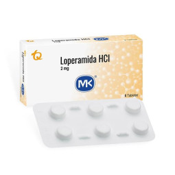 LOPERAMIDA 2 MG 6 TABLETAS MK LOPERAMIDA