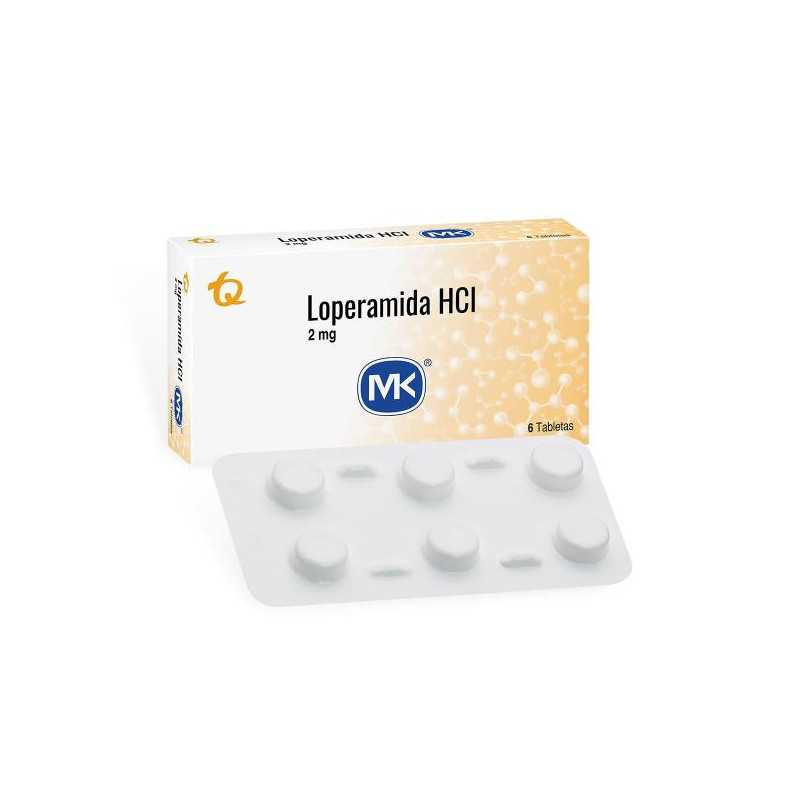 LOPERAMIDA 2 MG 6 TABLETAS MK LOPERAMIDA LOPERAMIDA 2 MG 6 TABLETAS MK LOPERAMIDA