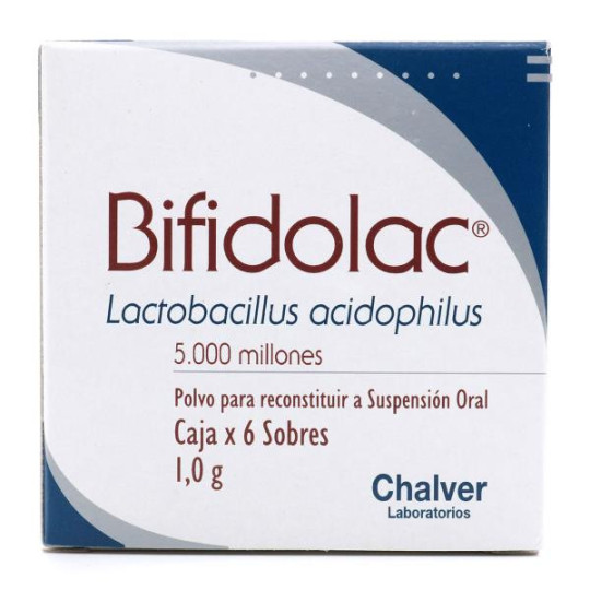 BIFIDOLAC 170 MG 6 SBS BACILOS LACTICOS