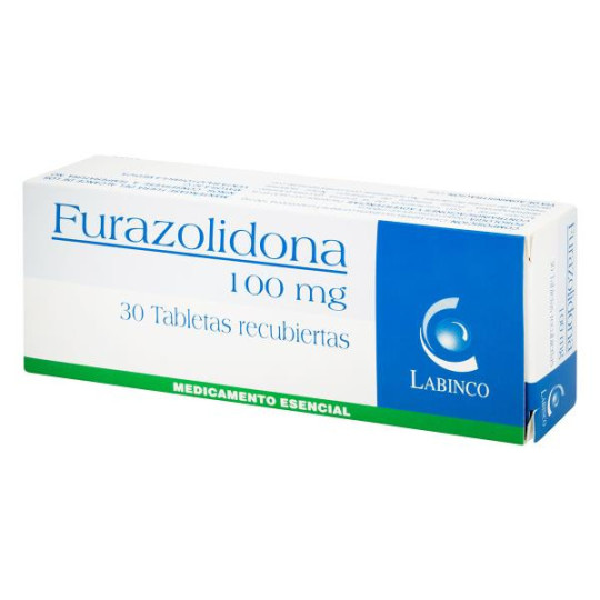 FURAZOLIDONA 100 MG 30 TABLETAS LB FURAZOLIDONA