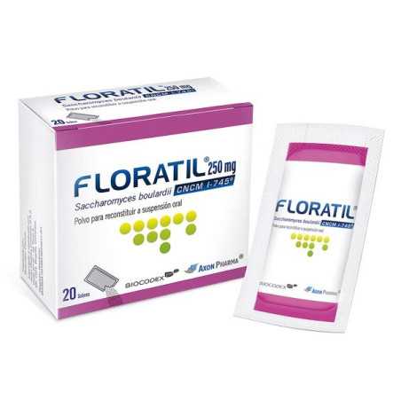 FLORATIL 250 MG 20 SBS (A)(DA) SACCHAROMICES BOULARDII