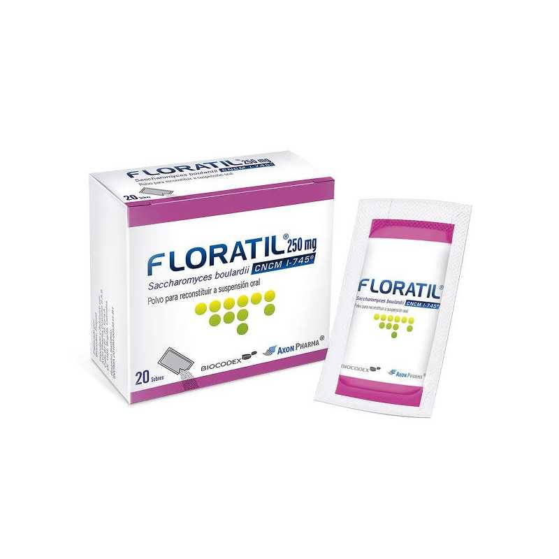 FLORATIL 250 MG 20 SBS (A)(DA) SACCHAROMICES BOULARDII