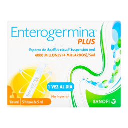 ENTEROGERMINA PLUS 5 AMPOLLAS BEBIBLES BACILOS LACTICOS