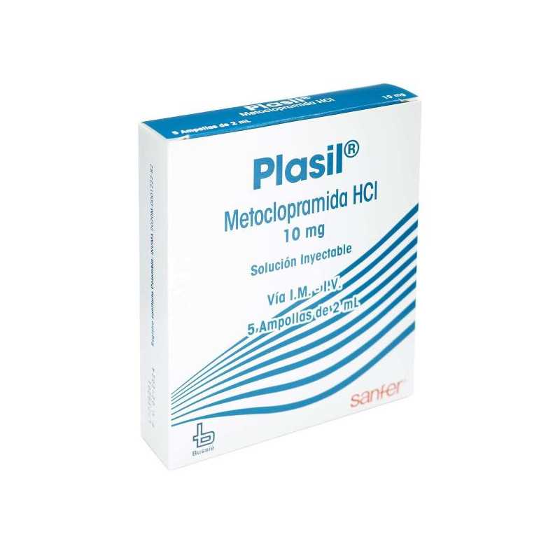 PLASIL 5 AMPOLLAS METOCLOPRAMIDA