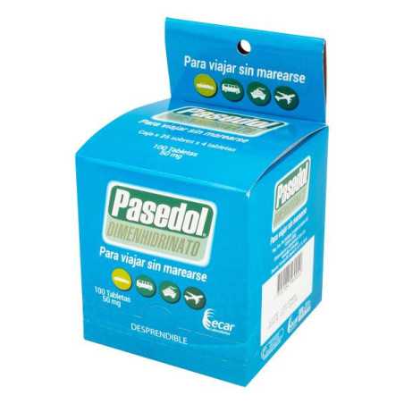 PASEDOL 50 MG 100 TABLETAS DIMENHIDRINATO
