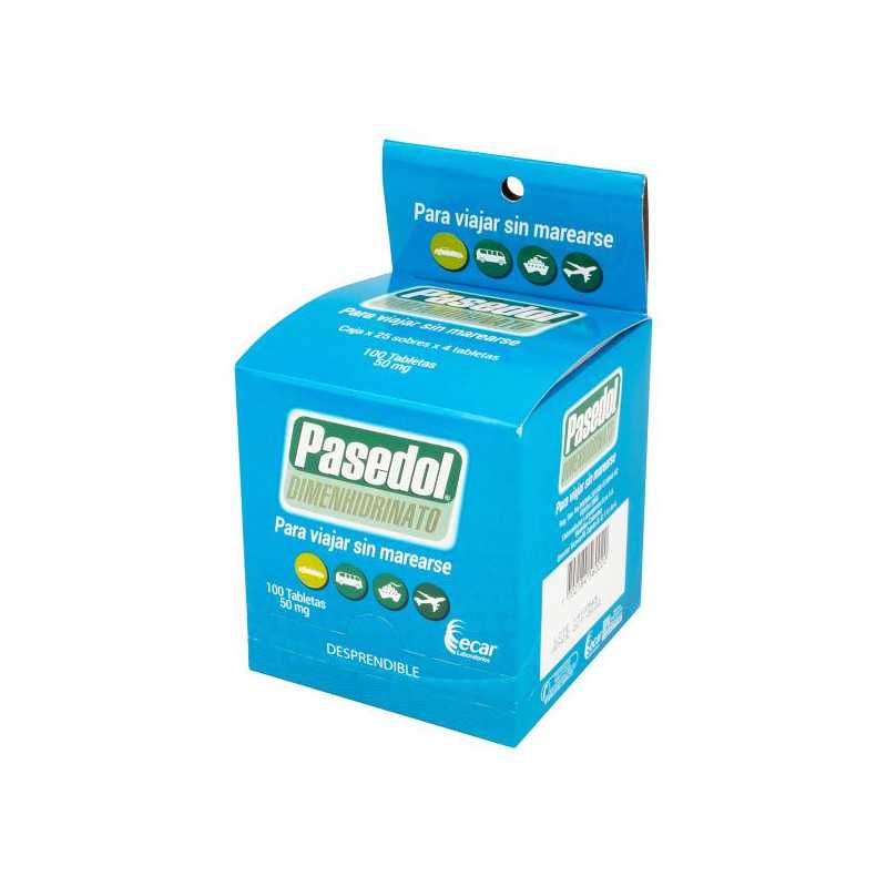 PASEDOL 50 MG 100 TABLETAS DIMENHIDRINATO PASEDOL 50 MG 100 TABLETAS DIMENHIDRINATO