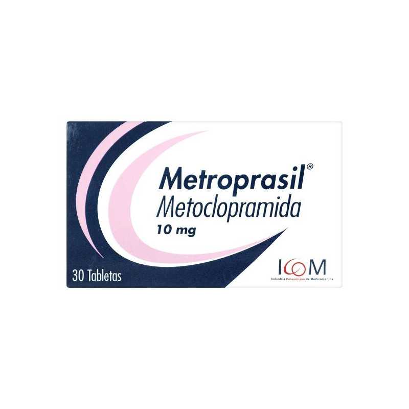 METROPRASIL 10 MG 30 TABLETAS ICOM (PUMCV) METOCLOPRAMIDA