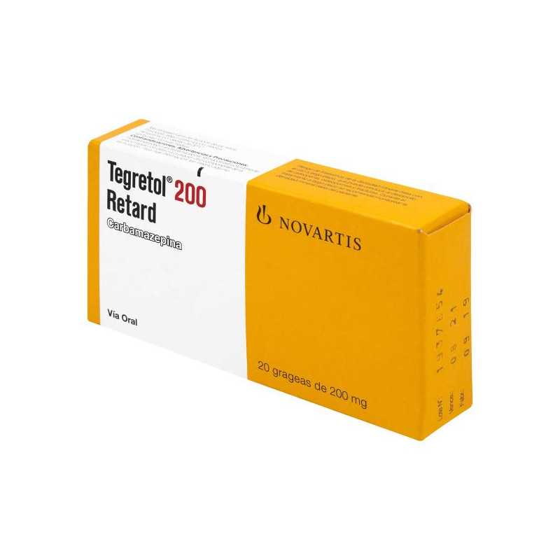TEGRETOL RETARD 200 MG 20 TBS CARBAMAZEPINA TEGRETOL RETARD 200 MG 20 TBS CARBAMAZEPINA