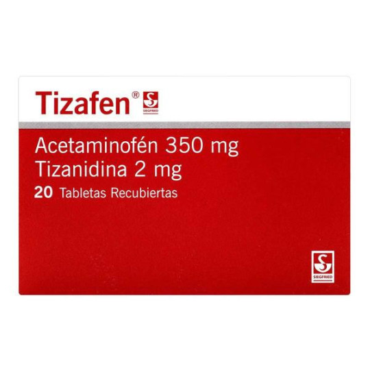 TIZAFEN 20 TABLETAS(PB) (DA) TIZANIDINA