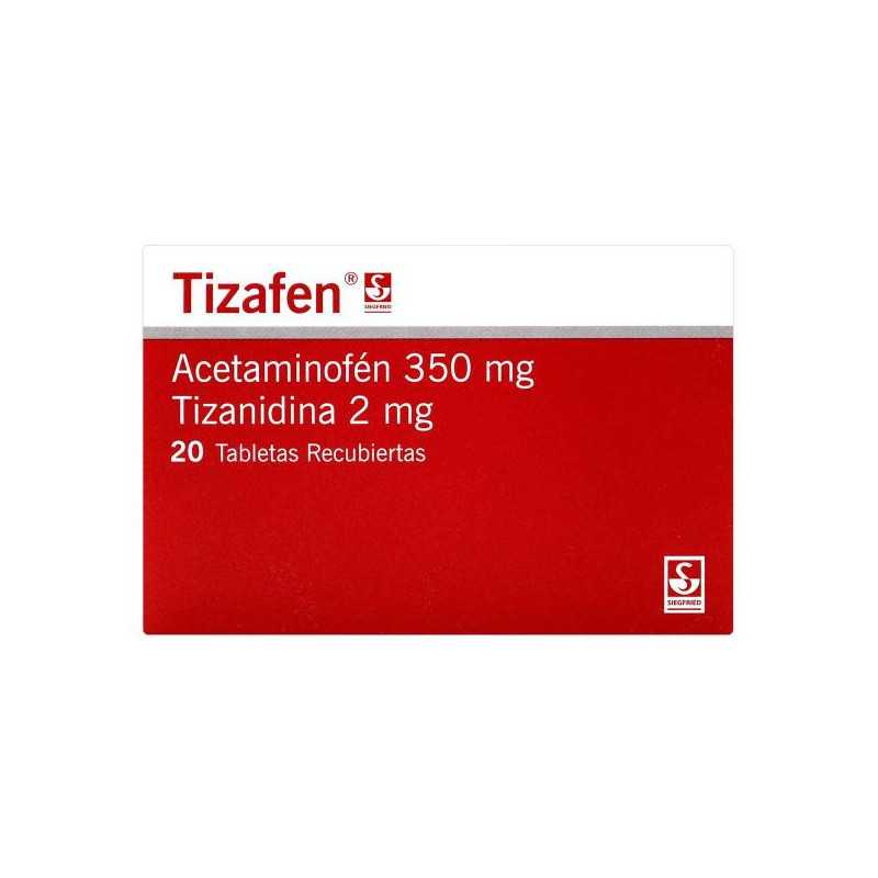 TIZAFEN 20 TABLETAS(PB) (DA) TIZANIDINA