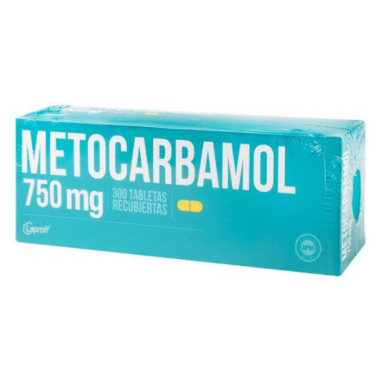 METOCARBAMOL 750 MG 300 TABLETAS LP METOCARBAMOL 