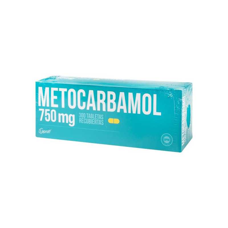 METOCARBAMOL 750 MG 300 TABLETAS LP METOCARBAMOL 