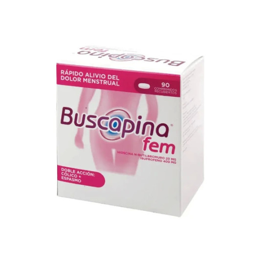 BUSCAPINA FEM 90 TABLETAS (A) HIOSCINA