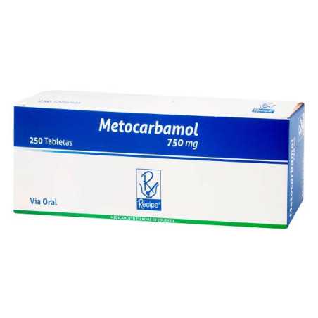 METOCARBAMOL 750 MG 250 TABLETAS RC METOCARBAMOL 