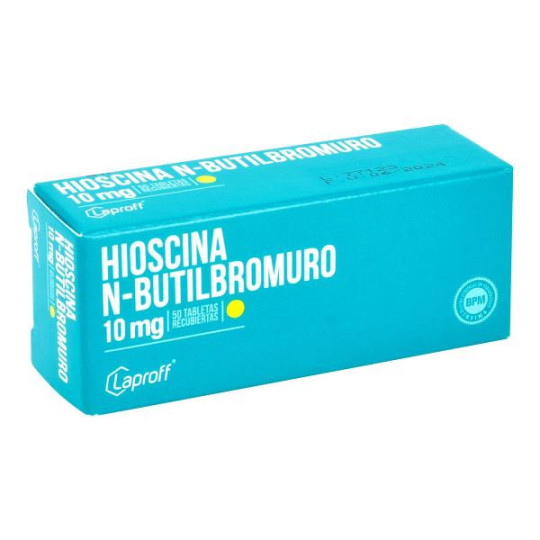HIOSCINA N-BUTIL BROMURO 10 MG 50 TBS LP 