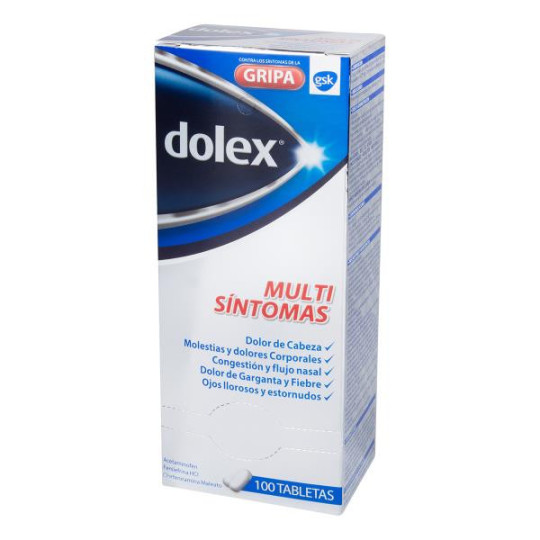DOLEX GRIPA 100 TABLETAS ACETAMINOFEN DOLEX GRIPA 100 TABLETAS ACETAMINOFEN