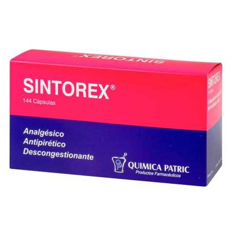 SINTOREX 144 CAPSULAS ACETAMINOFEN-CLORFENIRAMINA-CAFEINA