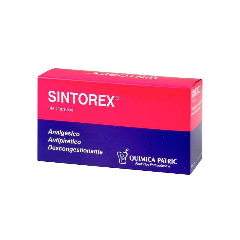 SINTOREX 144 CAPSULAS ACETAMINOFEN-CLORFENIRAMINA-CAFEINA