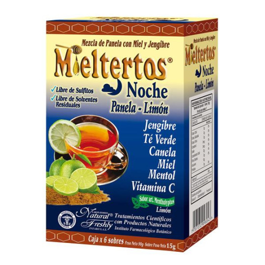 MIELTERTOS NOCHE PANELA LIMON 6 SBSMIE N SOBRES