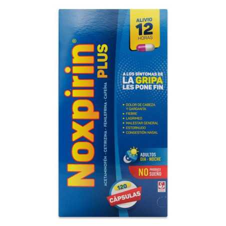 NOXPIRIN PLUS 120 CAP ACETAMINOFEN-FENILEFRINA-CETIRIZINA-CA