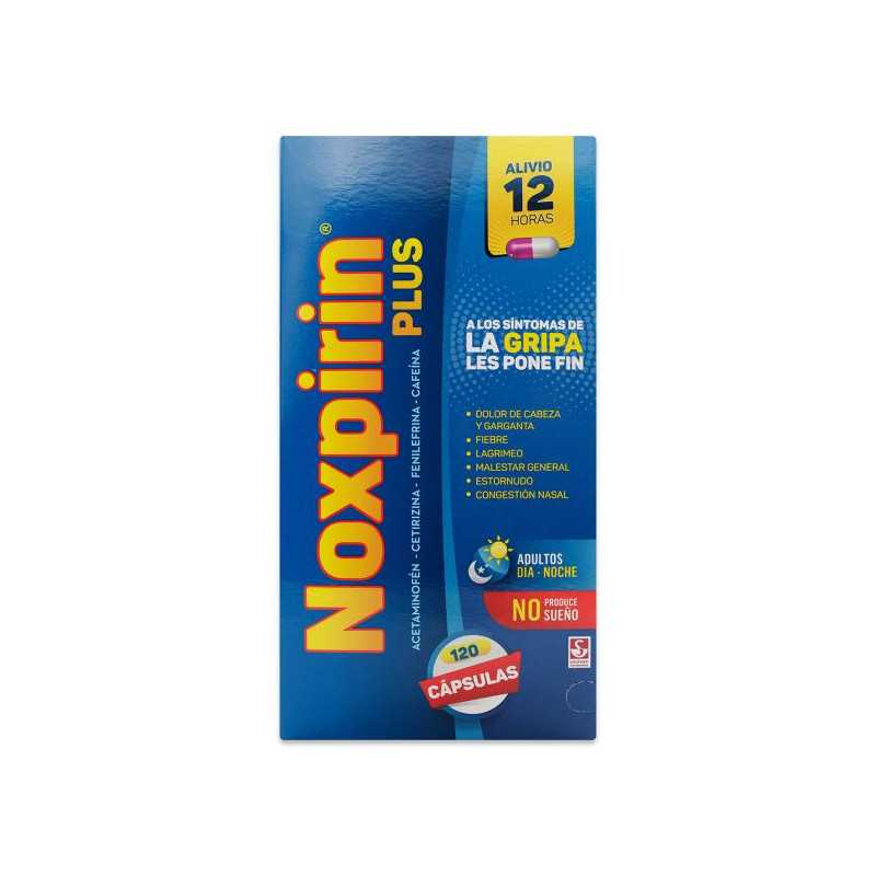 NOXPIRIN PLUS 120 CAP ACETAMINOFEN-FENILEFRINA-CETIRIZINA-CA NOXPIRIN PLUS 120 CAP ACETAMINOFEN-FENILEFRINA-CETIRIZINA-CA