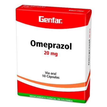 OMEPRAZOL 20 MG 10 CAPSULAS GF OMEPRAZOL
