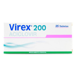 VIREX 200 MG 35 TABLETAS (DA) ACICLOVIR