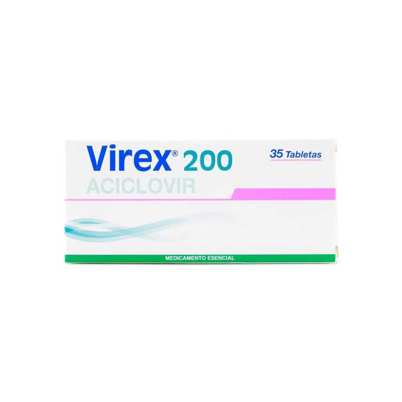 VIREX 200 MG 35 TABLETAS (DA) ACICLOVIR VIREX 200 MG 35 TABLETAS (DA) ACICLOVIR