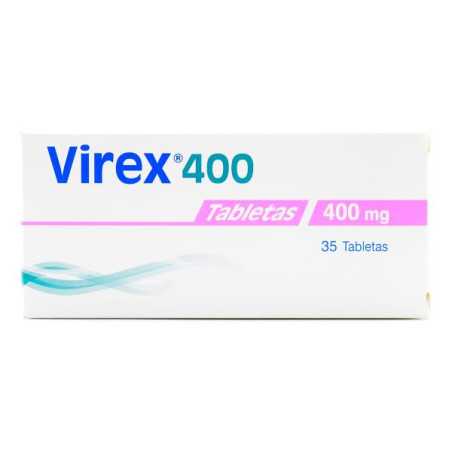 VIREX 400 MG 35 TABLETAS (DA)(A) ACICLOVIR
