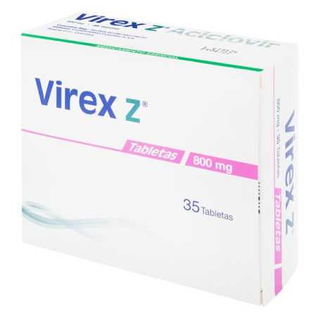 VIREX Z 800 MG 35 TABLETAS (A)(DA) ACICLOVIR