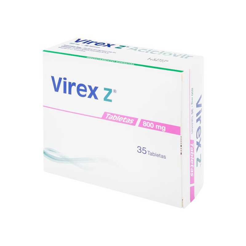 VIREX Z 800 MG 35 TABLETAS (A)(DA) ACICLOVIR