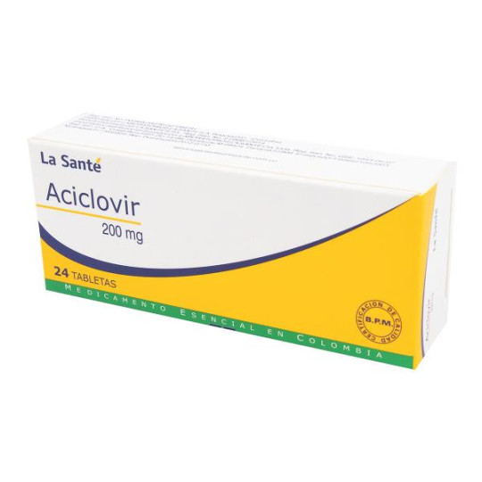 ACICLOVIR 200 MG 24 TABLETAS LS ACICLOVIR