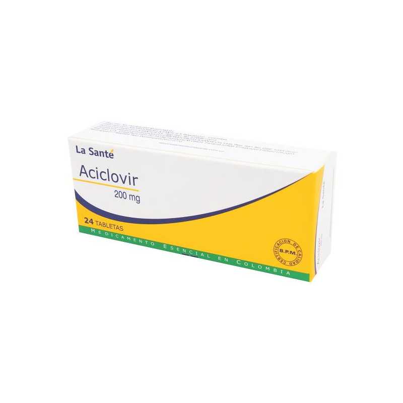 ACICLOVIR 200 MG 24 TABLETAS LS ACICLOVIR