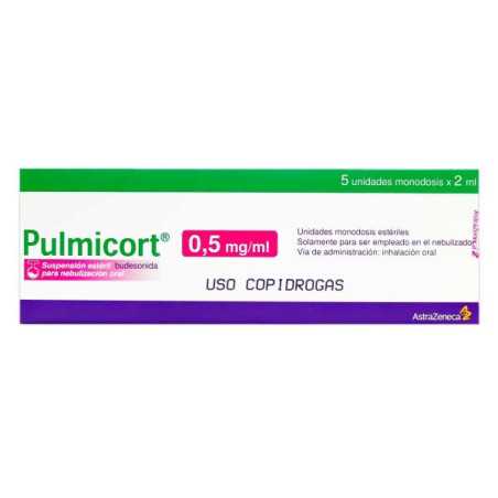 PULMICORT 0.5 MG/ML 5 AMP 2ML SUSP BUDESONIDA