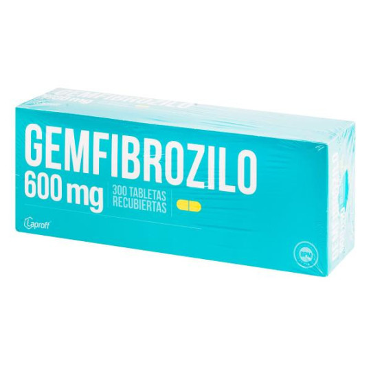 GEMFIBROZILO 600 MG 300 TABLETAS LP GEMFIBROSILO