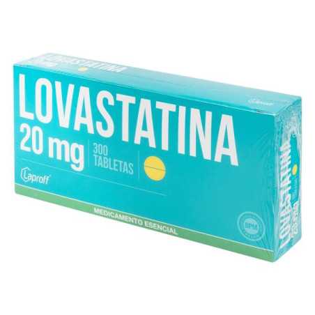 LOVASTATINA 20 MG 300 TABLETAS LP LOVASTATINA